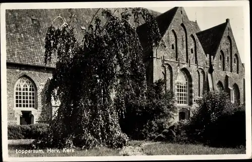 Ak Loppersum Groningen, Herv. Kerk