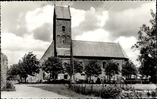 Ak Bierum Groningen, Herv. Kerk