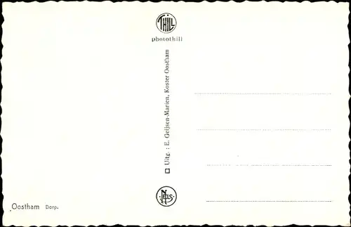 Ak Oostham Ham Flandern Limburg, Dorp