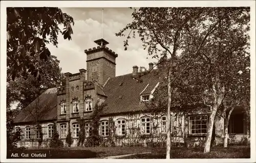Ak Ohrfeld Gelting in Angeln, Adliges Gut