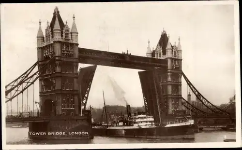 Ak London City England, Tower Bridge