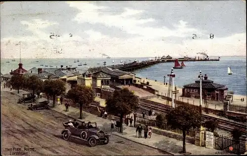 Künstler Ak Quinton, A. R., Ryde Isle of Wight England, The Pier