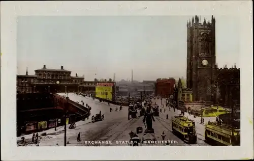 Ak Manchester England, Exchange Station