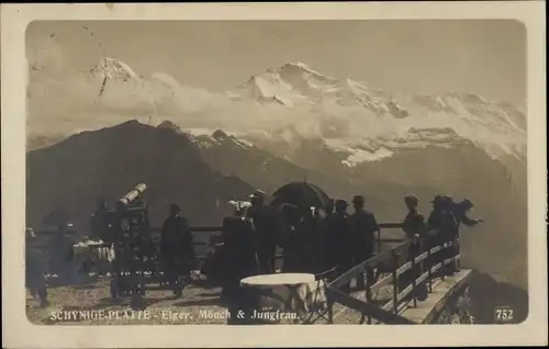 Ak Schynige Platte Kanton Bern, Eiger, Mönch, Jungfrau