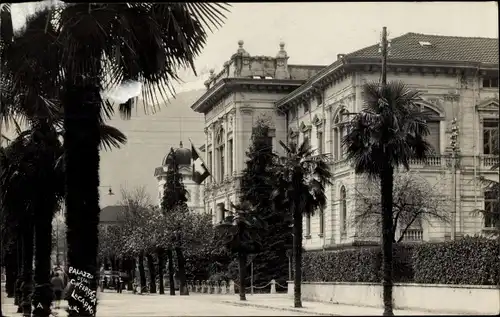 Foto Ak Locarno Kt. Tessin Schweiz, Pallazo della Conferenza