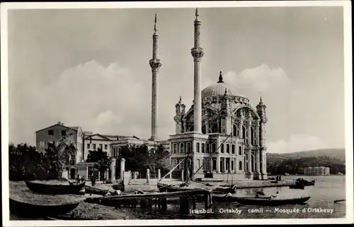 Ak Konstantinopel Istanbul Türkei, Ortaköy camii, Mosquée d'Ortakeuy