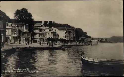 Ak Konstantinopel Istanbul Türkei, Vue de Buyukdere au Bosphore