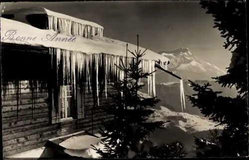 Ak Leysin Kanton Waadt, Les Dents de Moreles en hiver