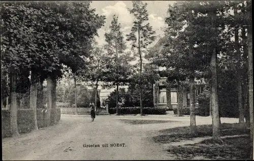Ak Soest Utrecht Niederlande, Straßenpartie