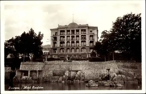 Ak Lovran Laurana Kroatien, Hotel Excelsior