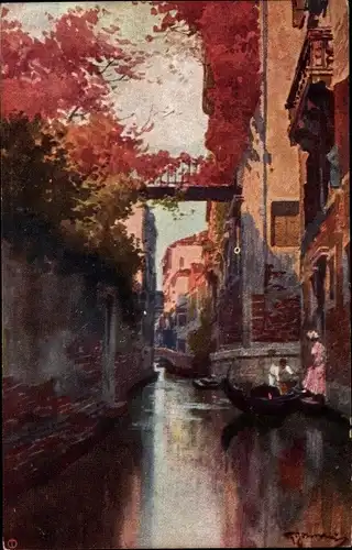 Künstler Ak Venezia Venedig Veneto, Rio Abrizzi