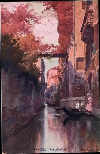 Künstler Ak Venezia Venedig Veneto, Rio Albrizzi