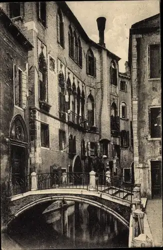 Ak Venezia Venedig Veneto, S. Toma, La Casa di Goldoni