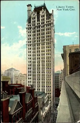 Ak New York City USA, Liberty Tower