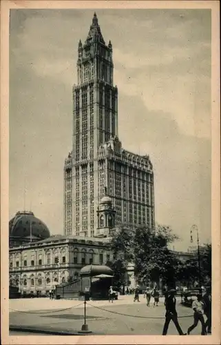 Ak New York City, Woolworth Building