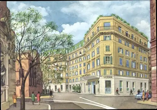 Ak Roma Rom Lazio, Hotel Victoria