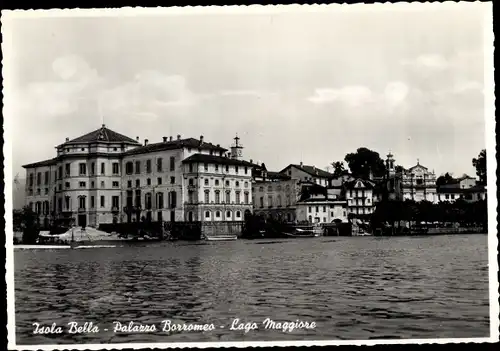 Ak Isola Bella Lago Maggiore Piemonte, Palazzo Borromeo, Lagio Maggiore