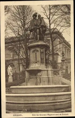Ak Bruxelles Brüssel, Bild der Graven d'Egmont und de Hornes