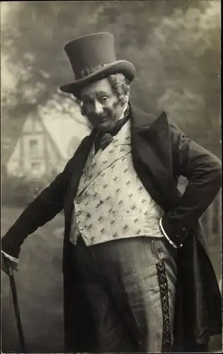 Foto Ak Schauspieler Friedrich Bernhardt, Portrait, Autogramm