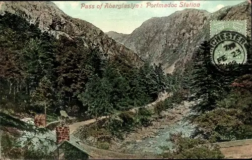 Ak Wales, Pass of Aberglaslyn, Portmadoc Station