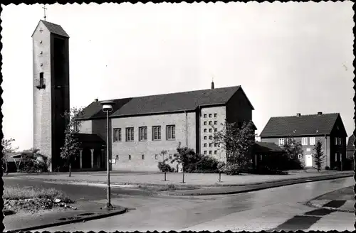 Foto Ak Buer in Westfalen Gelsenkirchen Ruhrgebiet, Evang. Kirche