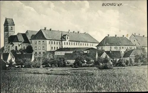 Ak Bad Buchau am Federsee Oberschwaben, Teilansicht