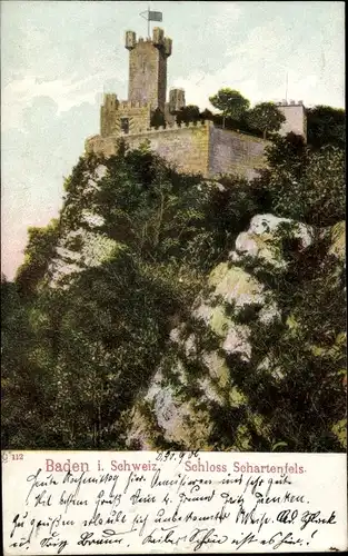 Relief Ak Baden Kanton Aargau Schweiz, Schloss Schartenfels