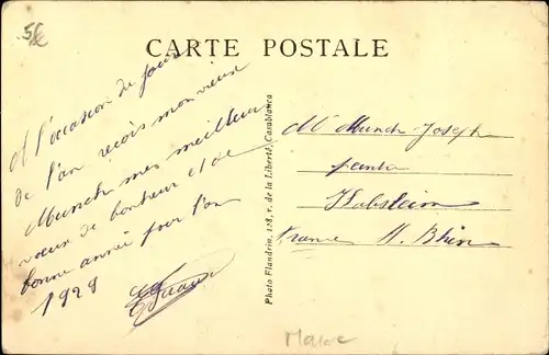 Ak Azemmour Marokko, Teilansicht der Stadt, Fischer mit Fangnetzen