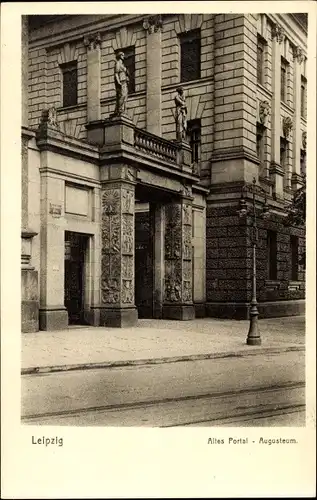 Ak Leipzig in Sachsen, Altes Portal Augusteum