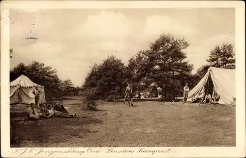 Ak Oud Leusden Utrecht Niederlande, N.J.V. Jongenskamp, Kamprust