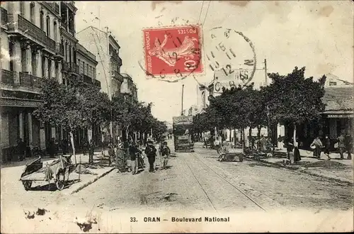 Ak Oran Algerien, Boulevard National