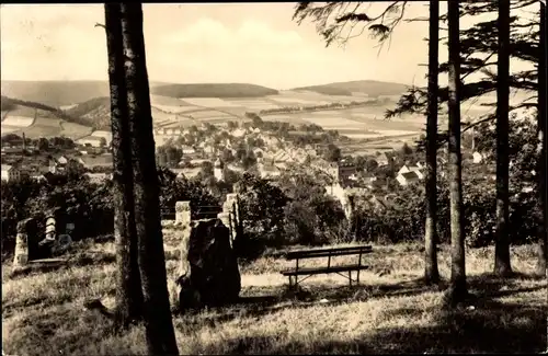 Ak Olbernhau im Erzgebirge, Panorama vom Ort