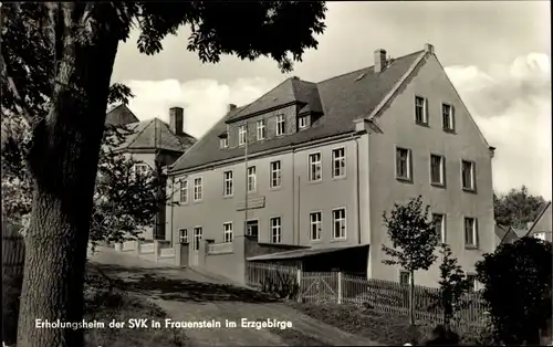 Ak Frauenstein im Erzgebirge, Erholungsheim der SVK