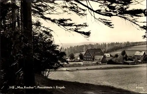 Ak Frauenstein im Erzgebirge, Jugendherberge Max Roscher