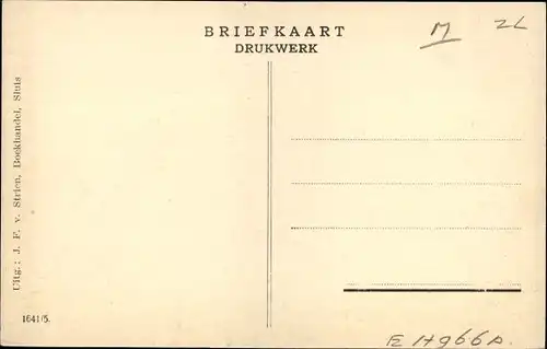 Ak Sluis Zeeland Niederlande, Kade