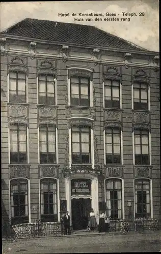 Ak Goes Zeeland Niederlande, Hotel de Korenbeurs