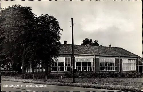 Ak Deurningen Overijssel Niederlande, St. Willibrordusschool