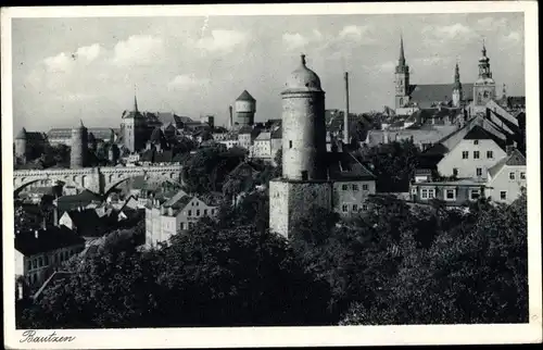 Ak Bautzen Sachsen, Stadtbild, Neue Wasserkunst