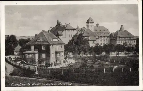 Ak Bischofswerda in Sachsen, Staatliche Deutsche Oberschule