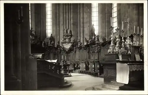 Ak Mainz am Rhein, Dom, Chorgestühl im Westchor