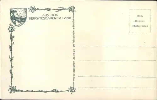 Ak Berchtesgaden in Oberbayern, Teilansicht, Frühling, Watzmann