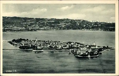 Ak Lindau am Bodensee Schwaben, Panorama