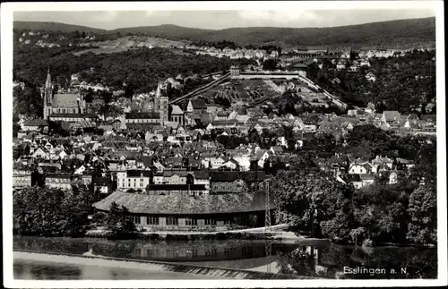 Ak Esslingen am Neckar, Panorama