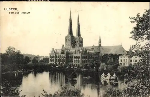 Ak Hansestadt Lübeck, Dom und Museum