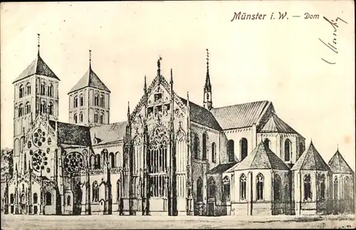 Ak Münster in Westfalen, Dom