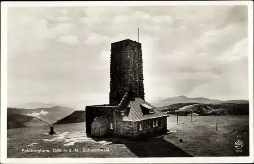 Ak Feldberg im Schwarzwald, Feldbergturm