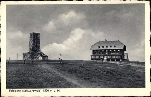 Ak Feldberg im Schwarzwald, Turm, Gebäude