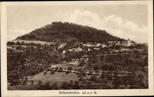 Ak Hohenstaufen Göppingen in Württemberg, Panorama
