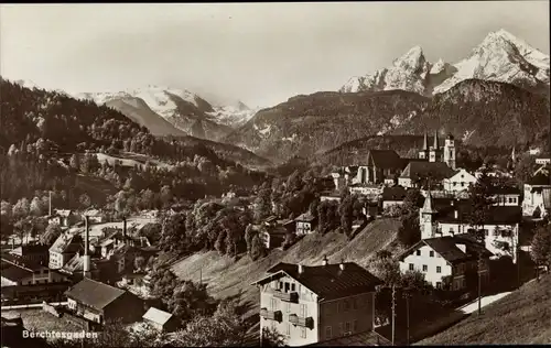 Ak Berchtesgaden in Oberbayern, Panorama, Watzmann
