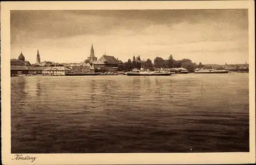 Ak Konstanz am Bodensee, Panoramablick